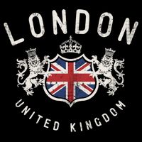 London Great Britain Vintage Crown Gift Womens T-Shirt