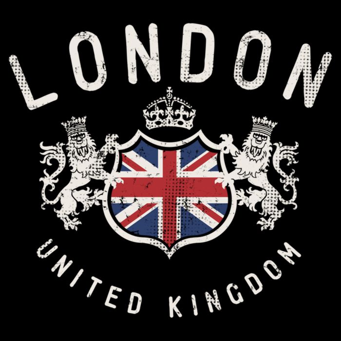 London Great Britain Vintage Crown Gift Womens T-Shirt