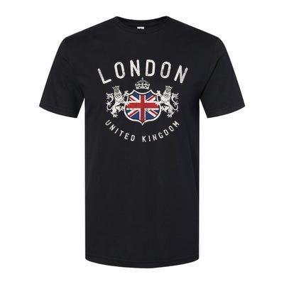 London Great Britain Vintage Crown Gift Softstyle® CVC T-Shirt