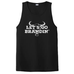 LetS Go Brandin Cattle Skull Rancher PosiCharge Competitor Tank