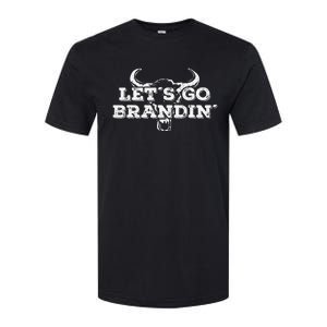 LetS Go Brandin Cattle Skull Rancher Softstyle CVC T-Shirt