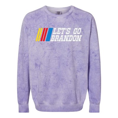 Let's Go Brandon Lets Go Brandon Lets Go Brandon Let's Go Brandon Colorblast Crewneck Sweatshirt