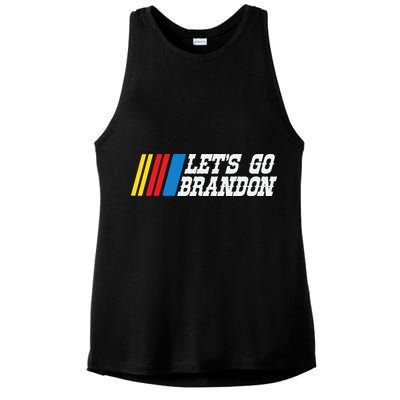 Let's Go Brandon Lets Go Brandon Lets Go Brandon Let's Go Brandon Ladies PosiCharge Tri-Blend Wicking Tank