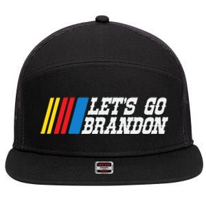 Let's Go Brandon Lets Go Brandon Lets Go Brandon Let's Go Brandon 7 Panel Mesh Trucker Snapback Hat