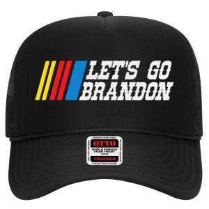 Let's Go Brandon Lets Go Brandon Lets Go Brandon Let's Go Brandon High Crown Mesh Back Trucker Hat