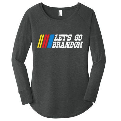 Let's Go Brandon Lets Go Brandon Lets Go Brandon Let's Go Brandon Women's Perfect Tri Tunic Long Sleeve Shirt