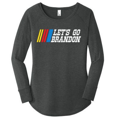 Let's Go Brandon Lets Go Brandon Lets Go Brandon Let's Go Brandon Women's Perfect Tri Tunic Long Sleeve Shirt