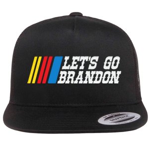 Let's Go Brandon Lets Go Brandon Lets Go Brandon Let's Go Brandon Flat Bill Trucker Hat