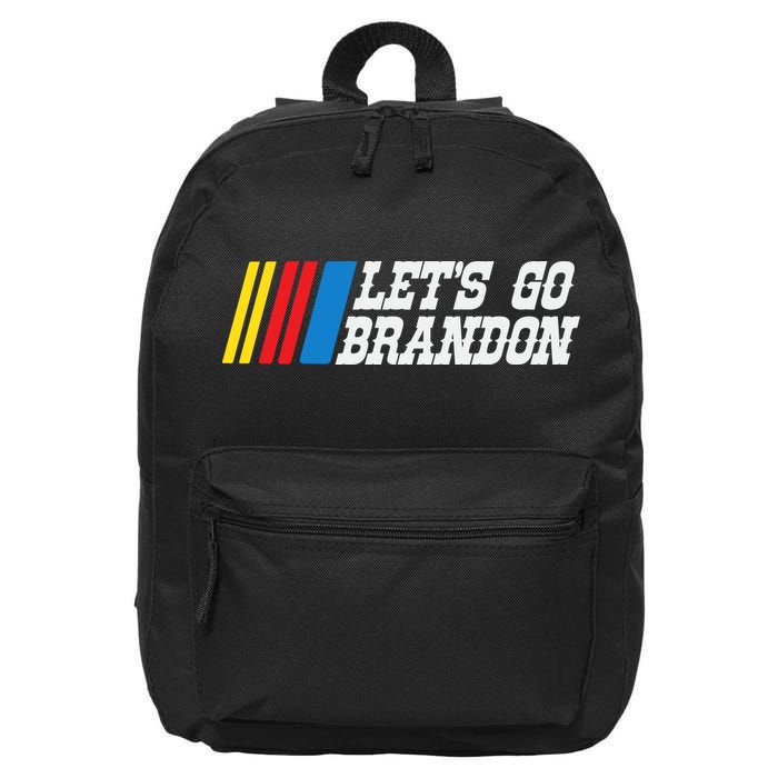 Let's Go Brandon Lets Go Brandon Lets Go Brandon Let's Go Brandon 16 in Basic Backpack