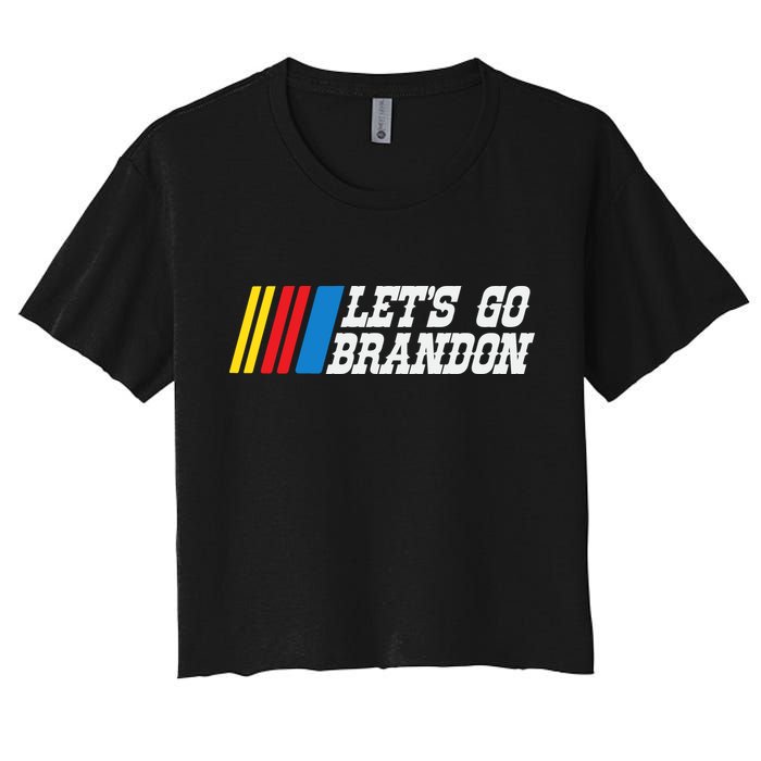 Let's Go Brandon Lets Go Brandon Lets Go Brandon Let's Go Brandon Crop Top
