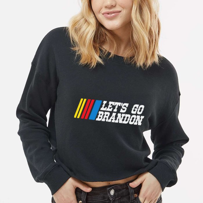 Let's Go Brandon Lets Go Brandon Lets Go Brandon Let's Go Brandon Cropped Pullover Crew