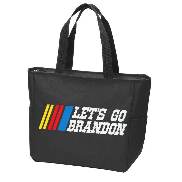 Let's Go Brandon Lets Go Brandon Lets Go Brandon Let's Go Brandon Zip Tote Bag