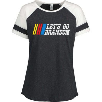 Let's Go Brandon Lets Go Brandon Lets Go Brandon Let's Go Brandon Enza Ladies Jersey Colorblock Tee