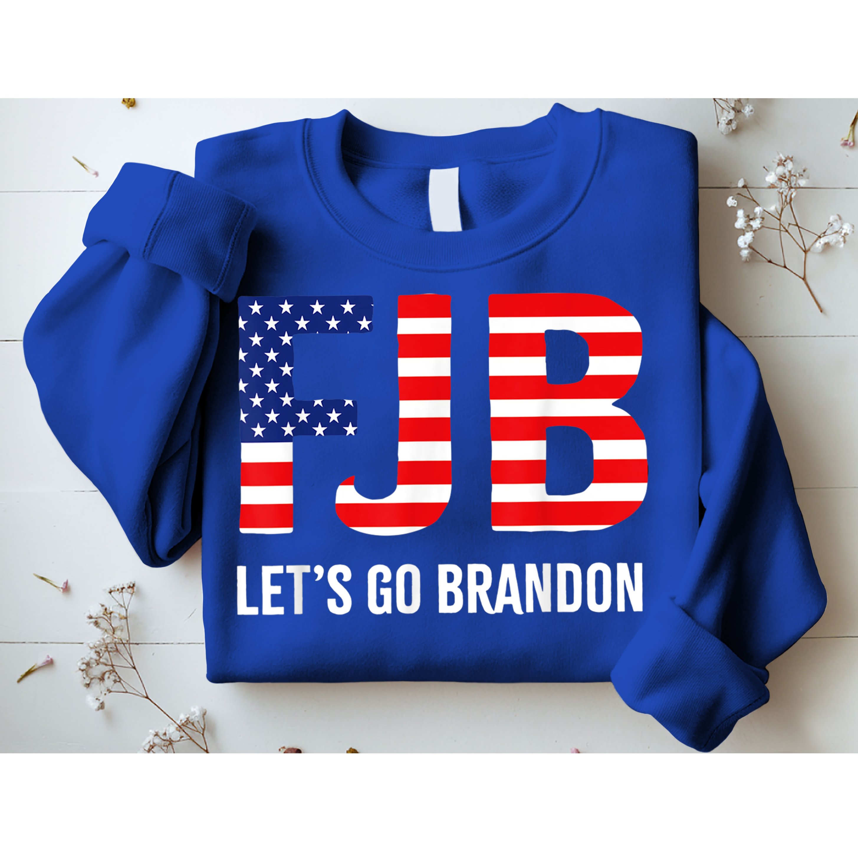 Let’s Go Brandon Conservative US Flag Gift Sweatshirt
