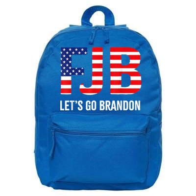 Let’s Go Brandon Conservative US Flag Gift 16 in Basic Backpack