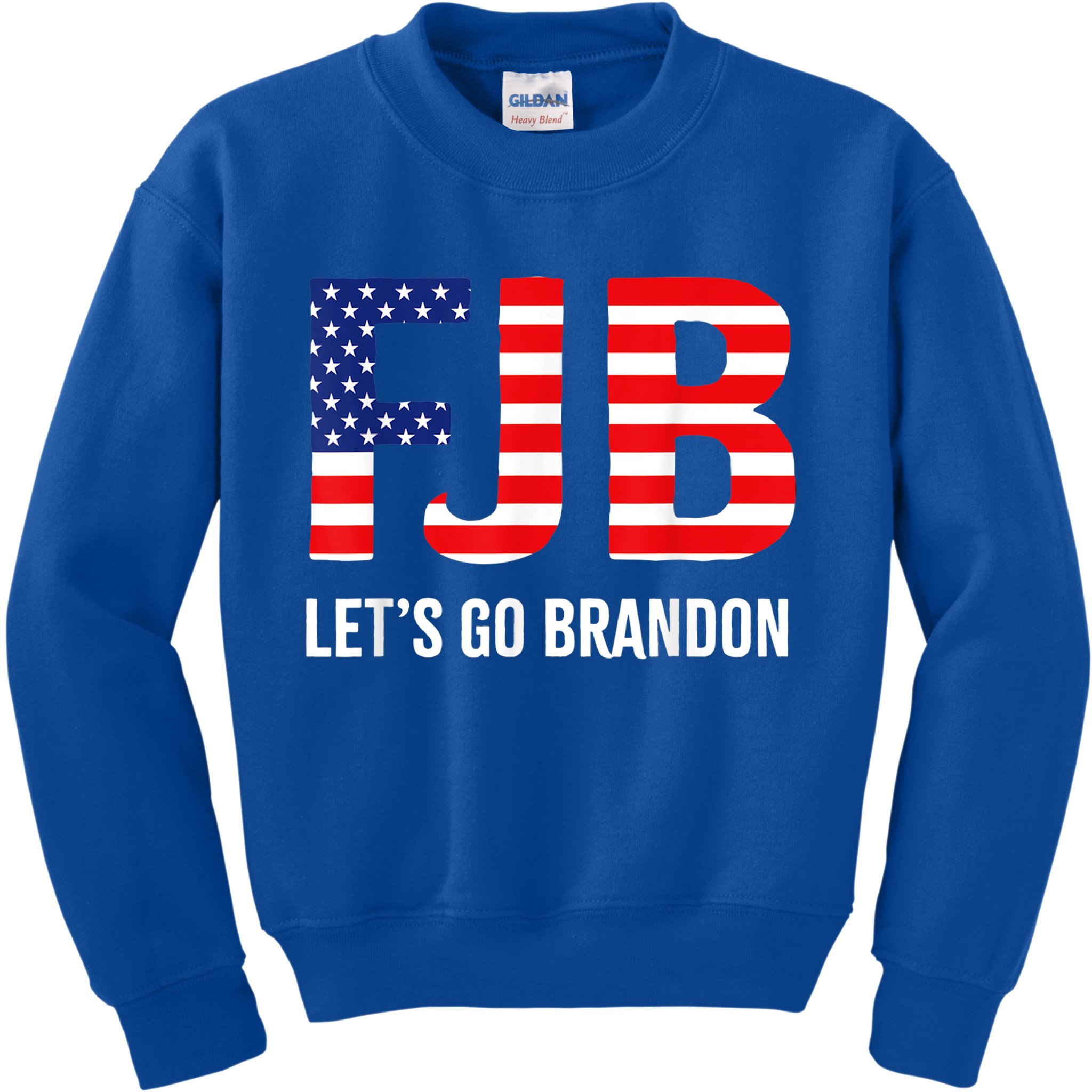 Let’s Go Brandon Conservative US Flag Gift Kids Sweatshirt
