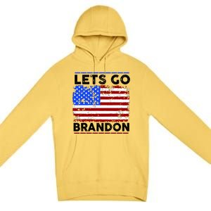 Lets Go Brandon USA Flag LGB United States Premium Pullover Hoodie