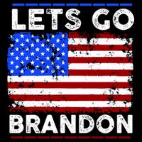 Lets Go Brandon USA Flag LGB United States Drawstring Bag