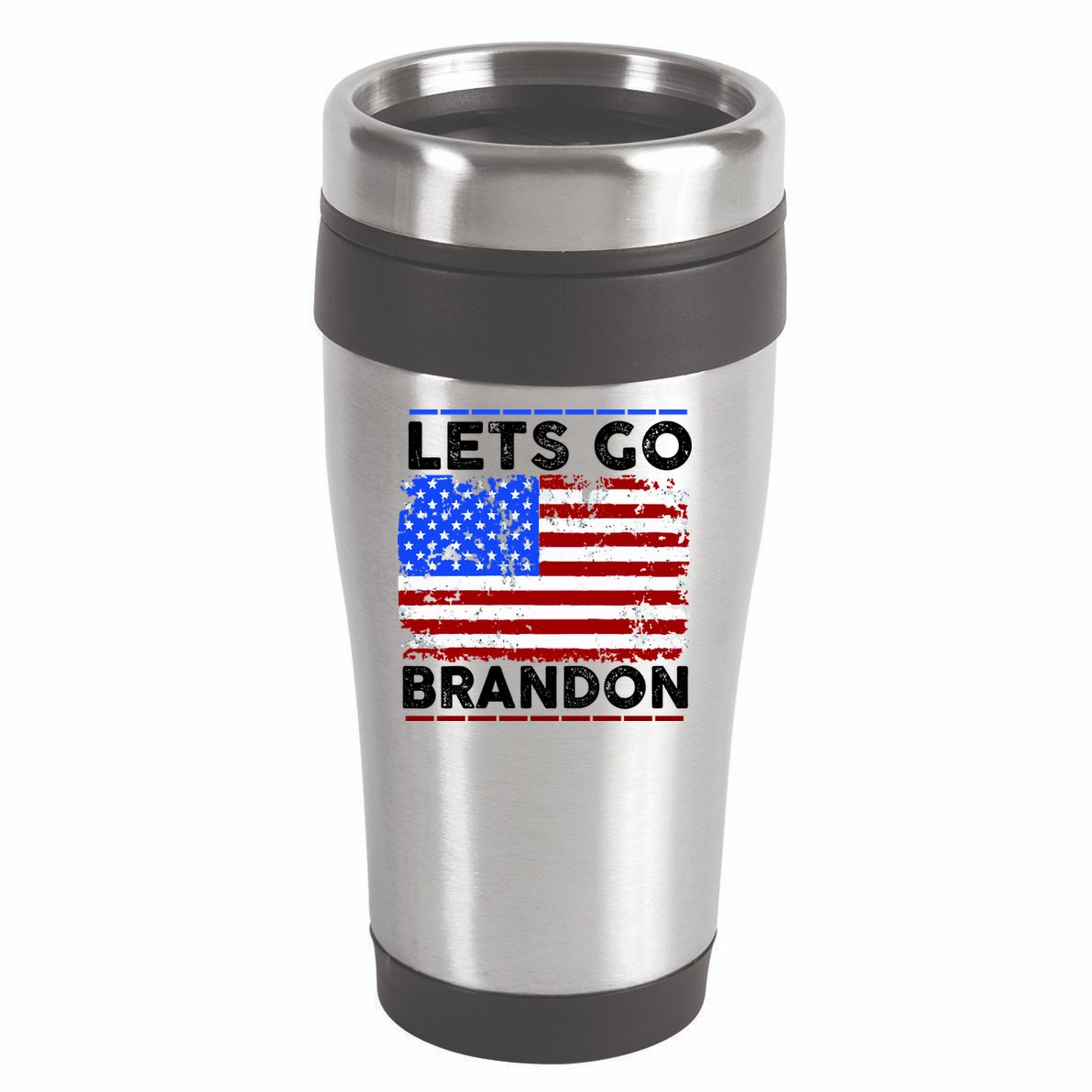 Lets Go Brandon USA Flag LGB United States 16oz Travel Tumbler