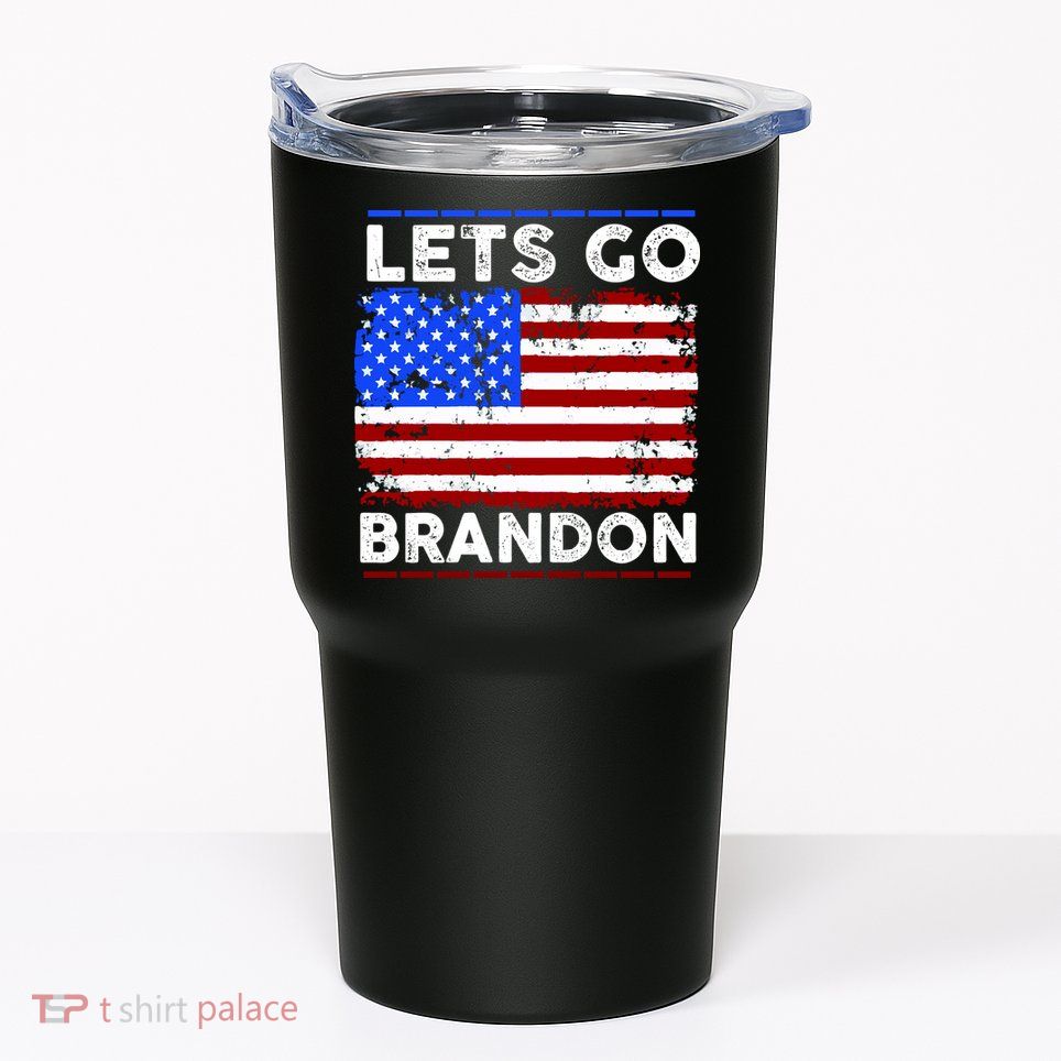 Lets Go Brandon USA Flag LGB United States Tumbler