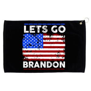 Lets Go Brandon USA Flag LGB United States Grommeted Golf Towel