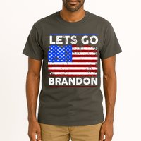 Lets Go Brandon USA Flag LGB United States Tall T-Shirt