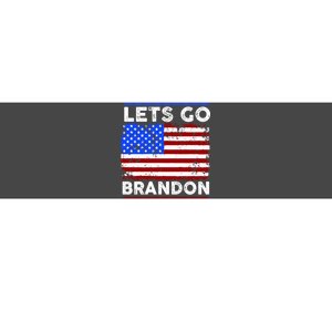 Lets Go Brandon USA Flag LGB United States Bumper Sticker