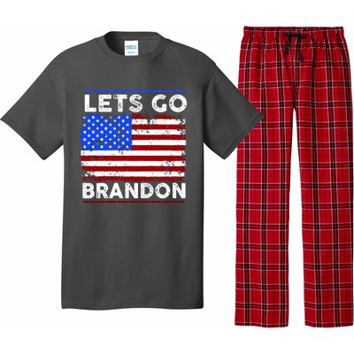 Lets Go Brandon USA Flag LGB United States Pajama Set