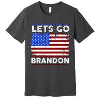 Lets Go Brandon USA Flag LGB United States Premium T-Shirt