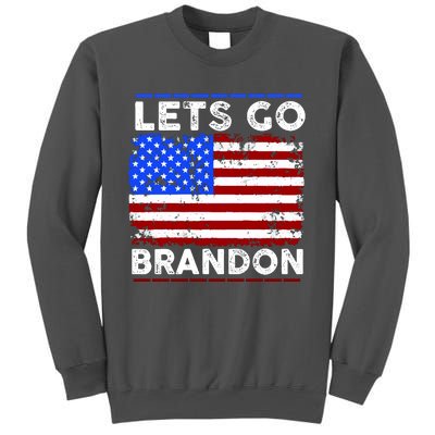 Lets Go Brandon USA Flag LGB United States Tall Sweatshirt