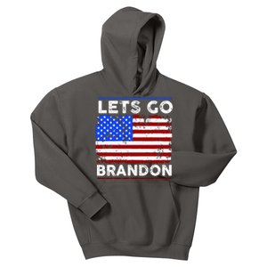 Lets Go Brandon USA Flag LGB United States Kids Hoodie