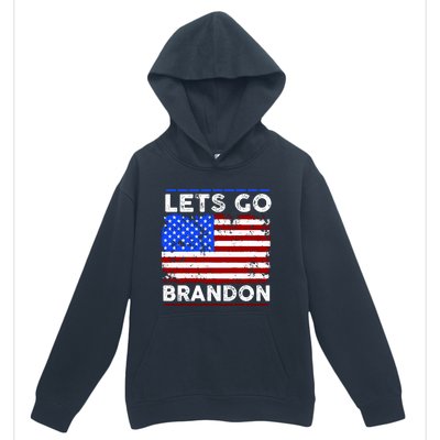 Lets Go Brandon USA Flag LGB United States Urban Pullover Hoodie