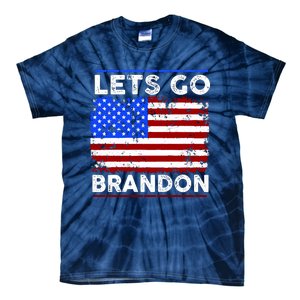 Lets Go Brandon USA Flag LGB United States Tie-Dye T-Shirt