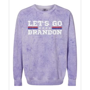 Let's Go Brandon Lets Go Brandon Lets Go Brandon Let's Go Brandon Colorblast Crewneck Sweatshirt