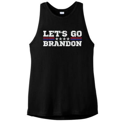 Let's Go Brandon Lets Go Brandon Lets Go Brandon Let's Go Brandon Ladies PosiCharge Tri-Blend Wicking Tank