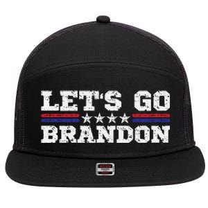 Let's Go Brandon Lets Go Brandon Lets Go Brandon Let's Go Brandon 7 Panel Mesh Trucker Snapback Hat