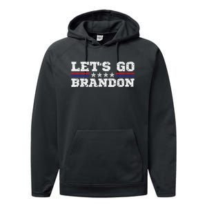 Let's Go Brandon Lets Go Brandon Lets Go Brandon Let's Go Brandon Performance Fleece Hoodie