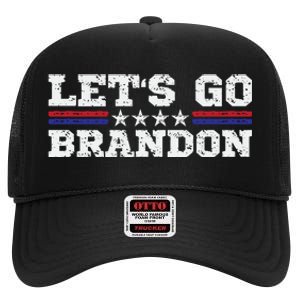 Let's Go Brandon Lets Go Brandon Lets Go Brandon Let's Go Brandon High Crown Mesh Back Trucker Hat