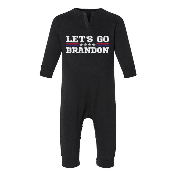 Let's Go Brandon Lets Go Brandon Lets Go Brandon Let's Go Brandon Infant Fleece One Piece