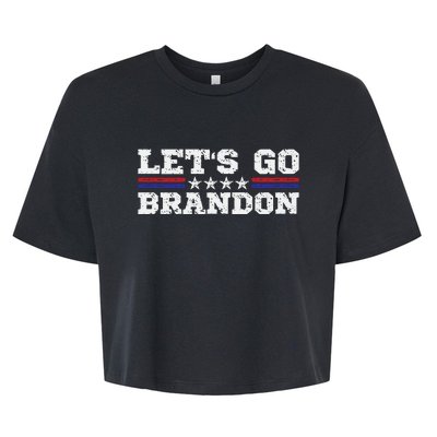 Let's Go Brandon Lets Go Brandon Lets Go Brandon Let's Go Brandon Bella+Canvas Jersey Crop Tee