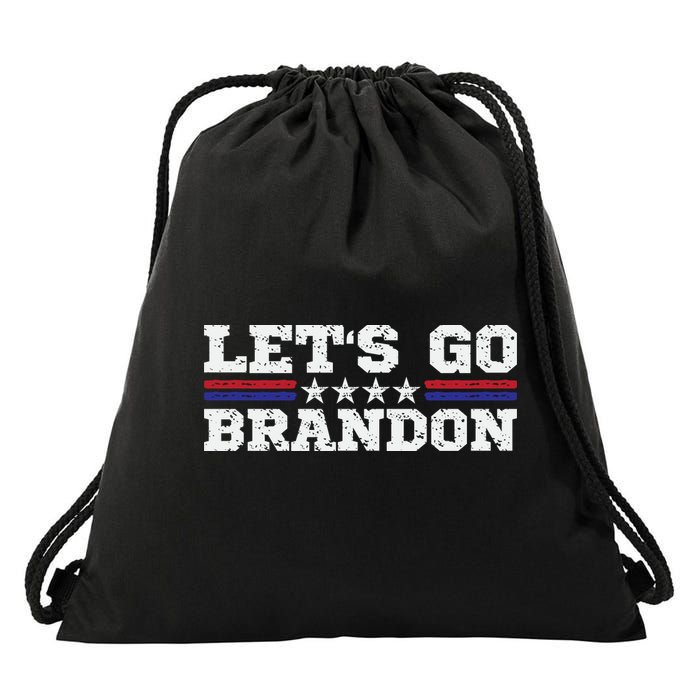Let's Go Brandon Lets Go Brandon Lets Go Brandon Let's Go Brandon Drawstring Bag