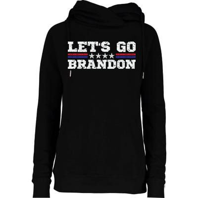 Let's Go Brandon Lets Go Brandon Lets Go Brandon Let's Go Brandon Womens Funnel Neck Pullover Hood