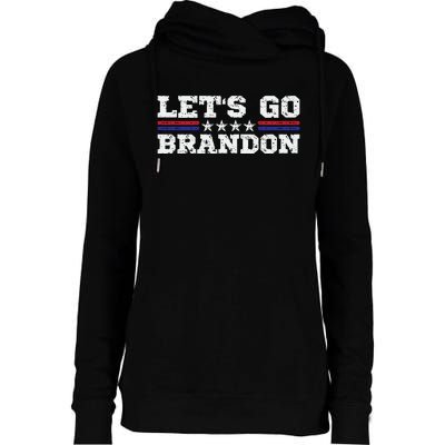 Let's Go Brandon Lets Go Brandon Lets Go Brandon Let's Go Brandon Womens Funnel Neck Pullover Hood