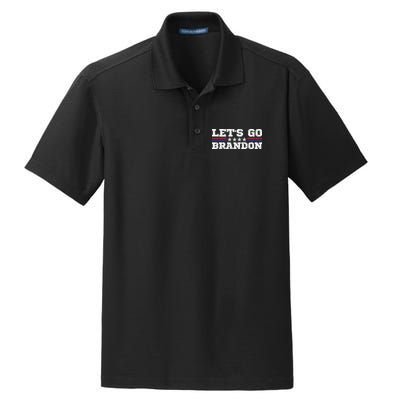 Let's Go Brandon Lets Go Brandon Lets Go Brandon Let's Go Brandon Dry Zone Grid Polo