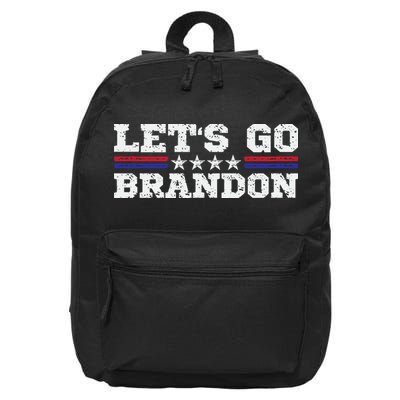 Let's Go Brandon Lets Go Brandon Lets Go Brandon Let's Go Brandon 16 in Basic Backpack
