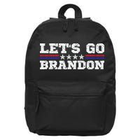 Let's Go Brandon Lets Go Brandon Lets Go Brandon Let's Go Brandon 16 in Basic Backpack