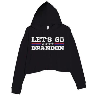 Let's Go Brandon Lets Go Brandon Lets Go Brandon Let's Go Brandon Crop Fleece Hoodie