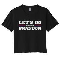 Let's Go Brandon Lets Go Brandon Lets Go Brandon Let's Go Brandon Women's Crop Top Tee