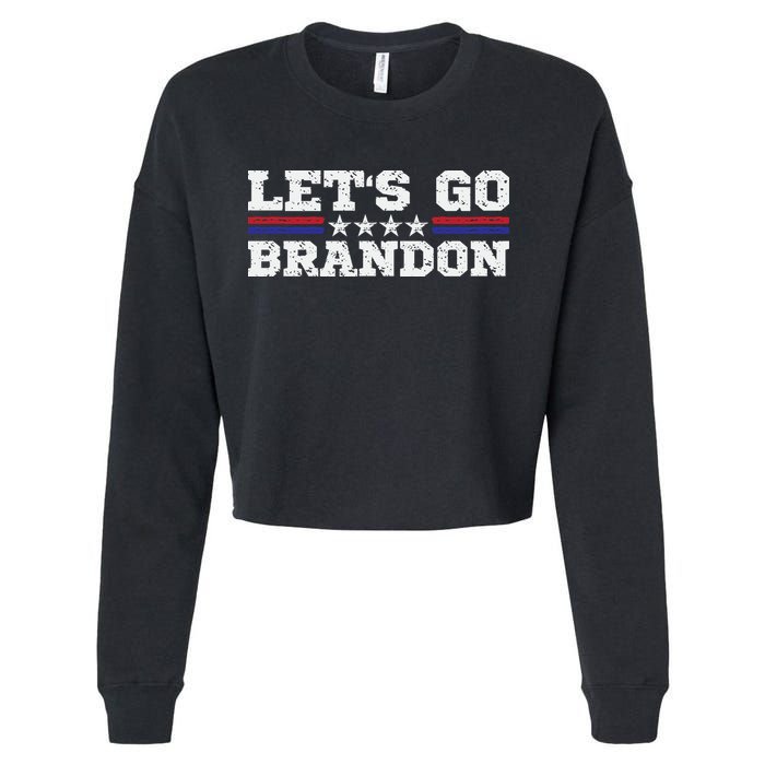 Let's Go Brandon Lets Go Brandon Lets Go Brandon Let's Go Brandon Cropped Pullover Crew