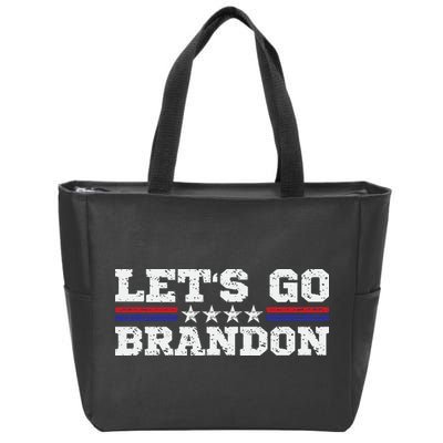 Let's Go Brandon Lets Go Brandon Lets Go Brandon Let's Go Brandon Zip Tote Bag